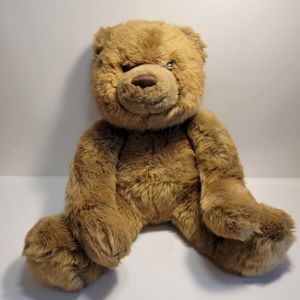 Gund Teddy Bear Mocha 11" Seated Acrylic Eyes Embroidered Nose